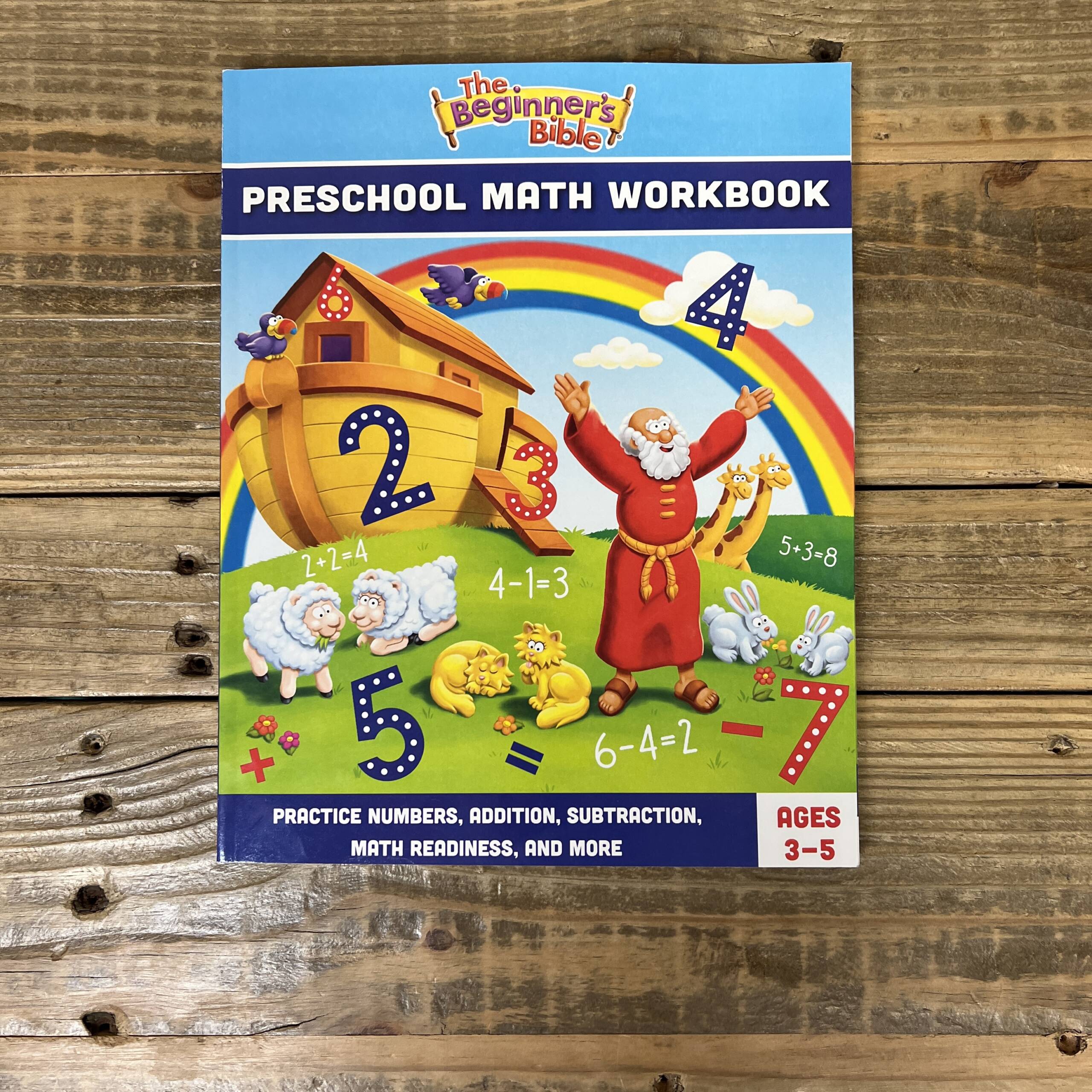 Bible　Workbook:　Life　–　Math　Readiness,　Practice　Addition,　Preschool　Math　More　Numbers,　Faith　The　and　Beginner's　Subtraction,