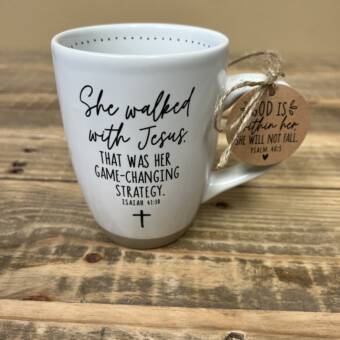 Christ to All 222236 Living by Faith Travel Mug