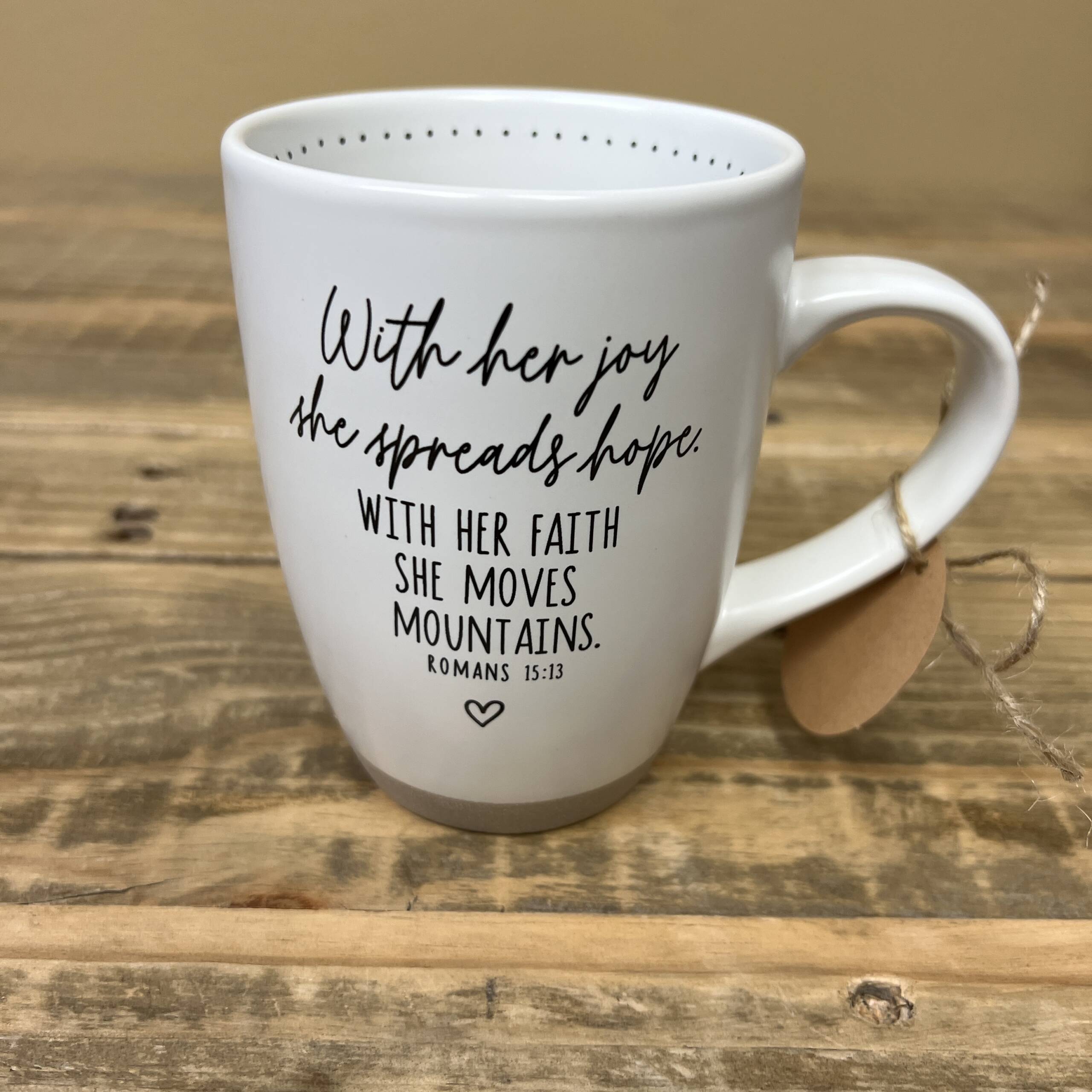 Mug–With Her Joy… – Faith & Life