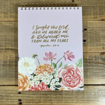 Wirebound Notepad I Sought the Lord Ps. 34:4