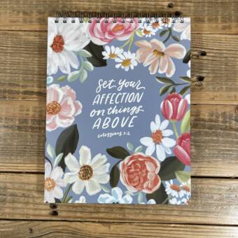 Wirebound Notepad Set Your Affection Col. 3:2