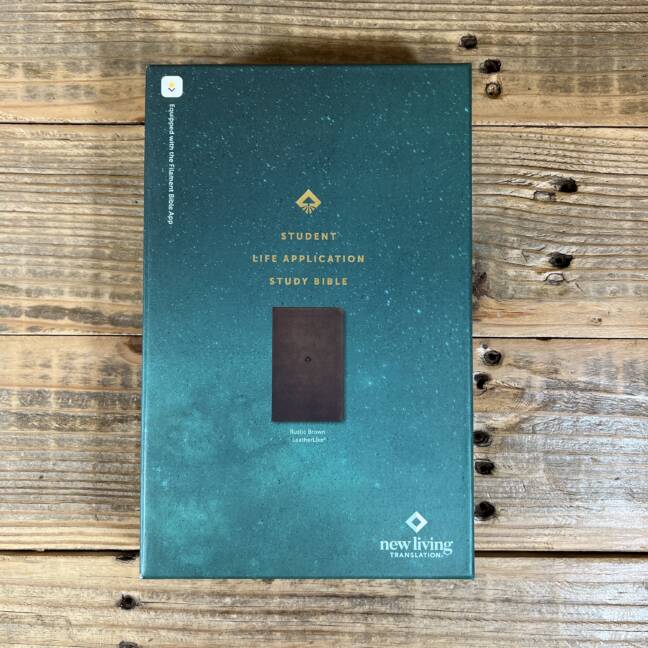 NLT Student Life Application Study Bible, Filament Enabled (Leatherlike, Rustic Brown, Red Letter)