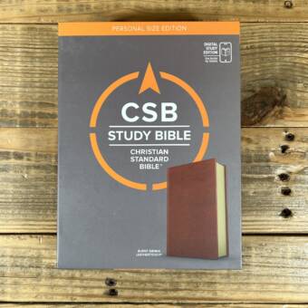 CSB Study Bible, Personal Size, Digital Study Edition, Burnt Sienna Leathertouch (Digital Study)