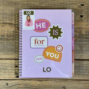 Sadie Robertson Huff - He is For You - 2025-2026 18-Month Agenda Planner
