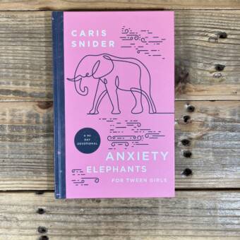 Anxiety Elephants for Tween Girls: A 90 Day Devotional